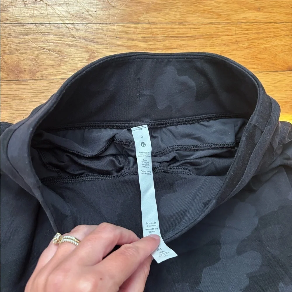lululemon align Black Camouflage Joggers